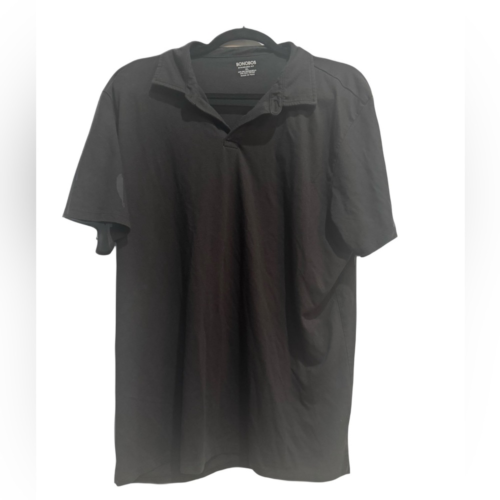 Bonobos Men's Black Polo Shirt